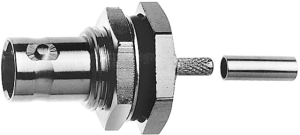 BNC socket 50 Ω, RG-188A/U, RG-174/U, KX-3B, RG-316/U, KX-22A, crimp connection, straight, 100023431