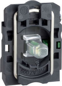 Auxiliary switch block, 1 Form A (N/O), 240 V, 3 A, ZB5AW0M11