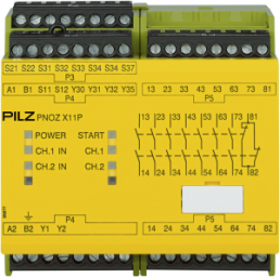 Monitoring relays, safety switching device, 7 Form A (N/O) + 1 Form B (N/C), 8 A, 24 V (DC), 24 V (AC), 777080