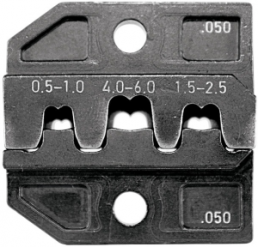 Crimping die for tab terminals, 0.5-6 mm², AWG 20-10, 624 050 3 0