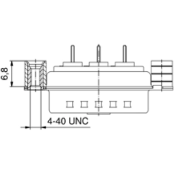 302W2CPXX76A50X CONEC D-Sub Connectors Image 2