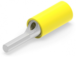 Insulated crimp wire pins, 3.0-6.0 mm², AWG 12 to 10, 2.6 mm, yellow