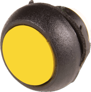 Pushbutton, 1 pole, orange, unlit , 0.4 A/32 V, mounting Ø 13.6 mm, IP67, ISR3SAD900