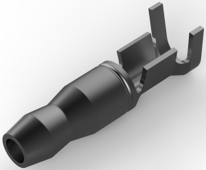 Round plug, Ø 4.57 mm, L 18.92 mm, uninsulated, straight, 0.8-2.0 mm², AWG 18-14, 60660-1