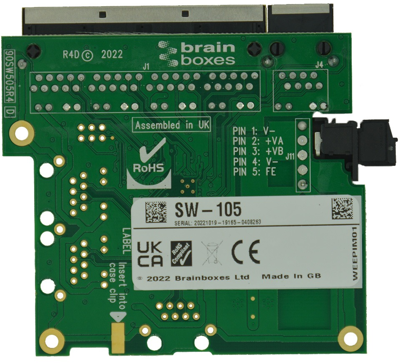 SW-105 BRAINBOXES Industrial ethernet switches Image 3