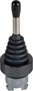Harmony joystick hoved i sort metal med 2 retninger og fjeder-retur til midt (3 positioner)