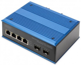 Ethernet switch, unmanaged, 4 ports, 1 Gbit/s, 48-57 VDC, DN-651149