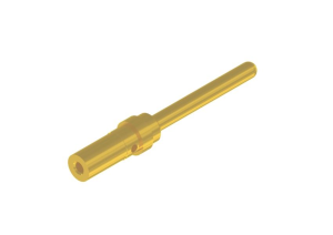 Pin contact, AWG 28-24, crimp connection, gold-plated, 131A15029X