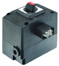Socket contact insert, 6 pole, equipped, IDC connection, with PE contact, 09120084650