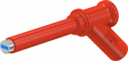 MAGNETIC ADAPTER XMA-7L RT, Receptacle 4 mm, rigid, 66 mm, red
