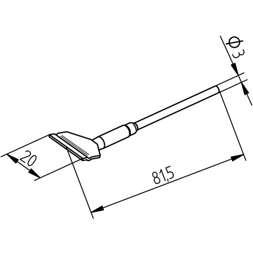 0452FDLF200 Ersa Soldering tips, desoldering tips and hot air nozzles Image 2