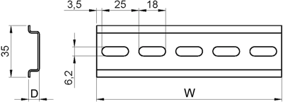 20118-878 SCHROFF DIN Rails