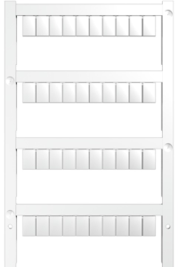 Polyamide Device marker, (L x W) 9 x 6 mm, white, 400 pcs