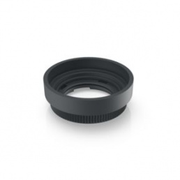 Components, RAFIX FS technology, threaded ring, black, 30.3 mm, Front panel thickness from 1 to 2.5