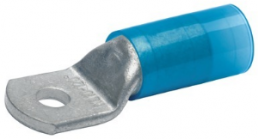 Insulated tube cable lug, 10 mm², 10.5 mm, M10, blue