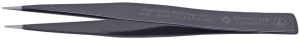 ESD SMD tweezers, uninsulated, antimagnetic, stainless steel, 130 mm, 5-078-UF-13