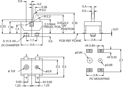 HDT0001 C & K Snap Action Switches Image 4