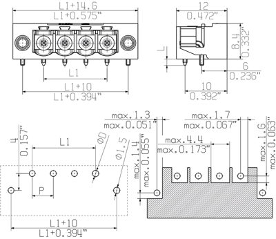 1840520000 Weidmüller PCB Connection Systems Image 3