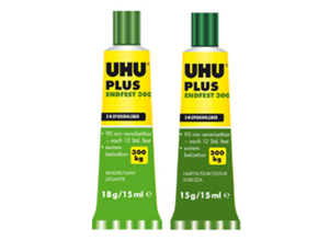 2 components adhesive 33 g Cartridge, UHU PLUS ENDFEST 300 33G