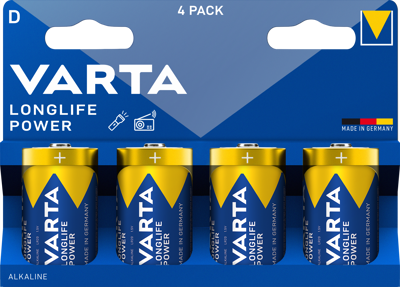 04920 121 424 VARTA Round Cells, 9V Blocks