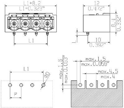1840180000 Weidmüller PCB Connection Systems Image 3
