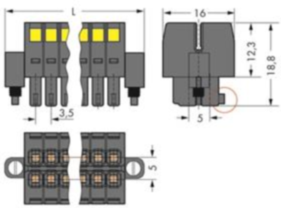 713-1109/107-9037/033-000 WAGO PCB Connection Systems Image 2