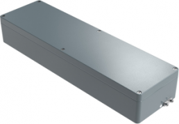 Aluminum EX enclosure, (L x W x H) 560 x 160 x 91 mm, gray (RAL 7001), IP66, 251656090
