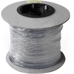 PVC-switching strand, UL-Style 1007/1569, 0.14 mm², AWG 26, gray, outer Ø 1.3 mm