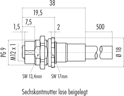 70 3482 287 08 binder Sensor-Actuator Cables Image 2