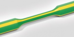 Heatshrink tubing, 2:1, (12.7/6.4 mm), polyolefine, cross-linked, yellow/green