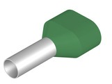 Insulated Wire end ferrule, 6.0 mm², 23 mm/12 mm long, green, 9005160000