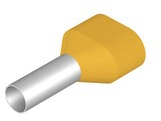 Insulated Wire end ferrule, 6.0 mm², 23 mm/12 mm long, yellow, 9004720000