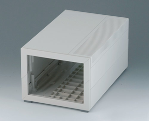 ABS enclosure, (L x W x H) 130 x 245 x 124 mm, gray white (RAL 9002), IP40, B2212207