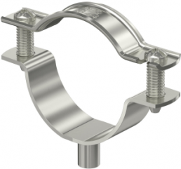 Spacer clamp, max. bundle Ø 44 mm, stainless steel, (L x W) 73 x 18 mm