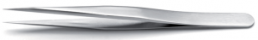 Precision tweezers, uninsulated, carbon steel, 110 mm, 3C.C.0