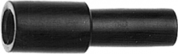 Bend protection grommet, cable Ø 2.5 to 3.3 mm, RG-179B/U, RG-316/U, RD-316, 0.45/1.4, L 20 mm, plastic, red
