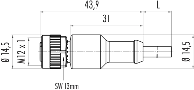 28 1270 020 04 binder Sensor-Actuator Cables Image 2