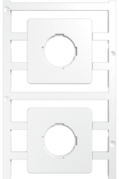 Polyamide Device marker, (L x W) 44 x 44 mm, white, 4 pcs
