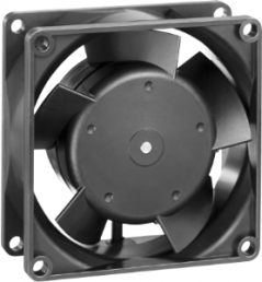 DC axial fan, 24 V, 80 x 80 x 32 mm, 80 m³/h, 48 dB, ball bearing, ebm-papst, 8314 H