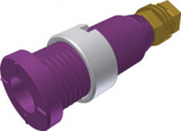 2 mm socket, screw connection, mounting Ø 8 mm, CAT III, purple, MSEB 2600 G M3 AU VI