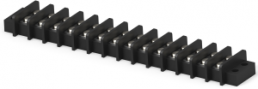 PCB terminal, 14 pole, AWG 22 to 14, 25 A, quick connection, black, 1-1546670-4