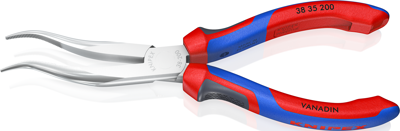 38 35 200 Knipex Flat Nose Pliers, Snipe Nose Pliers, Round Nose Pliers, Needle Nose Pliers Image 2