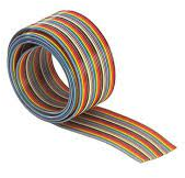 Flat ribbon cable, 64 pole, pitch 1.27 mm, 0.09 mm², AWG 28, different