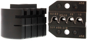 Crimping die for coaxial connectors, 58425-1