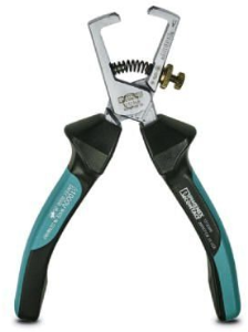 Stripping pliers, 0.2-10 mm², AWG 24-8, cable-Ø 0.5-3.7 mm, L 160 mm, 180 g, 1212366