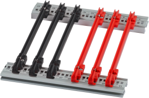 Guide Rail Standard Type, PC, 70 mm, 2 mm GrooveWidth, Red