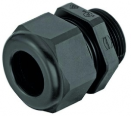 Cable gland, M20, 24 mm, Clamping range 5 to 9 mm, IP68, black, 19000005181