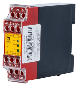 Safety relays, 2 Form A (N/O), 24 V AC/DC, 45038
