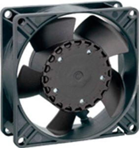 DC axial fan, 12 V, 92 x 92 x 32 mm, 68 m³/h, 29 dB, ball bearing, ebm-papst, 3312 NM