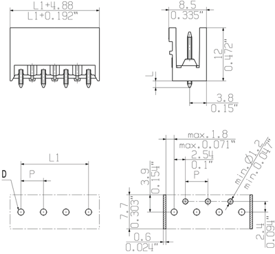 1821110000 Weidmüller PCB Connection Systems Image 3